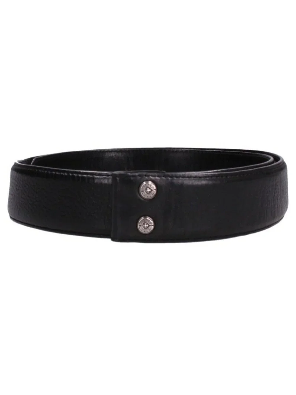 Chrome Hearts 1.5 Strap Scroll Rebe Roulis Betts Leather Belt